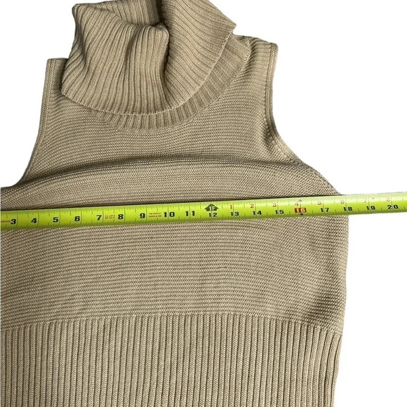 VTG Sweater dress,chunky rib knit ,turtleneck,size 10. Retro,boho,70’ vibe - Picture 10 of 13